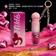 NILDE Water-Matte Lip Lacquer – Water-to-Dew Finish