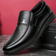Brand GenGeGo （COD 3 Days Delivery）New Men Business Leather Shoes Formal Shoes PU Office Covered Kas