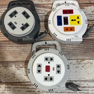 Hand Crank Power Socket 5M/8M/10M LONG HONJIANDA 080 081 083R 10A 2500W extension plug extension wir