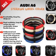 AUDI A6 Car Steering Wheel Cover Anti-Slip Sandwich Sport Type Car Steering Wheel Protect