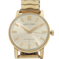 二手精工 King Seiko K5J14S-438-E 不鏽鋼鍍金手動上鍊腕錶 1063