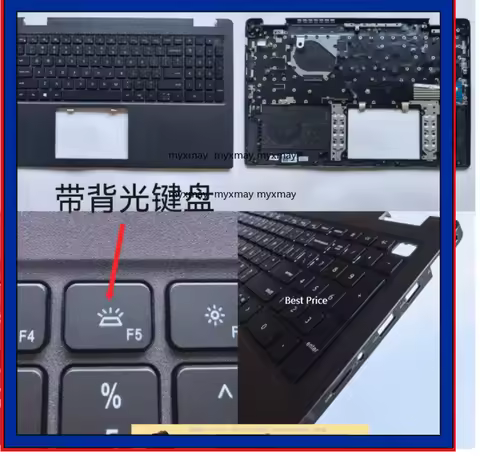 Brazil layout backlit new laptop palmrest cover with keyboard for Lattiude 3520 3530 E3520