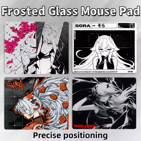 In Stock Skypad Sora Glass Gaming Mouse Pad Yume Smooth Frosted Surface Office Desk Mat Tempered Upg