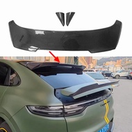 Carbon Fiber Spoiler For Porsche Cayenne Coupe 9Y5 2020 2021 2022 High Quality Wing Lip Roof Spoiler