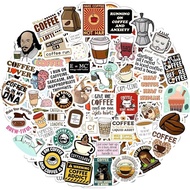 50pcs Coffee Quotes-Meme for Coffee Lovers • Sticker Pack • Waterproof • Scratchproof