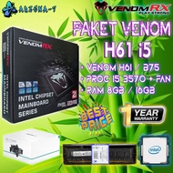 Paket Murah Core I5 3570 Ram ( Motherboard H61 Venomrx + Proc I5 3570