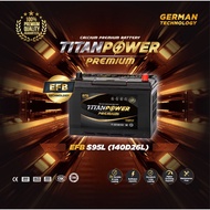 Titanpower premium EFB S95L (140D26L) car battery