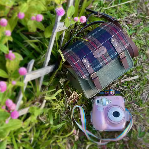 Retro Digital Camera Bag Large Capacity Photography Bag for Fujifilm X-T50, X-T20, Canon R10, Nikon 