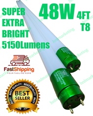 30PCS WORLD 48W 4FT LED TUBE LIGHT DAYLIGHT 6500K SUPER EXTRA BRIGHT