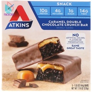Atkins Snack/Meal Bar 5 Bars 10 g/14g Protein, 1.55 oz (44 g) Each