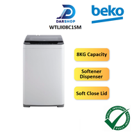 Beko Washing Machine 8KG Top Load Washer Mesin Basuh Auto Murah 洗衣机 洗衣機 WTLJI08C1SM