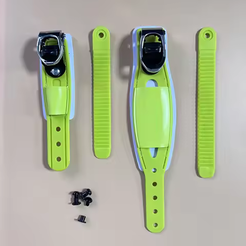 Set Brand New High Quality Snowboard Binding Toe Ratchet Tongue Ladder W/Black Cyan Plastic Ski Acce