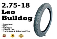 275-18 (2.75-18) LEO BULLDOG 6 PLY TUBETYPE LEO TIRE BRANDNEW