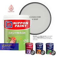 1 & 5 Liter - CLOUDS OVER N 3035P, Nippon Paint, Easy Wash, Weatherbond & Spot-less - Waterbase Pain