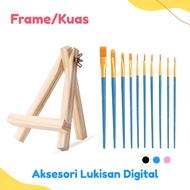 Wooden Easel Tripod Stand Wooden Canvas Stand Painting Frame 18x24CM