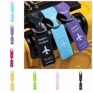 HUIJIANG Airplane Suitcase Tag, Boarding Pass Baggage Name Tags PVC Luggage Tag, Aircraft Luggage Bo