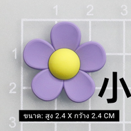 อุปกรณ์เสริม สำหรับตกแต่งรองเท้า จิ๊บบิท ตัวติดรองเท้า ที่มีรูทุกยี่ห้อ ลายการ์ตูน jibbit (ดอกไม้)