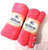 TUALA HILTON TOWEL HOTEL DAN RESORT PREMIUM MICROFIBER (140x70CM) MANDI MESTI KERING!!! BATH TOWEL F