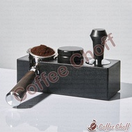 Tamping Mat station 58mm Wooden Holder Portafilter Macaron Tamper Rack 58 mm