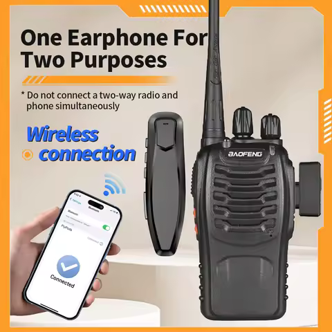 Baofeng Walkie Talkie Wireless PTT Headset Earpiece Hands-free K Plug For Kenwood UV-5R BF-888S Quan