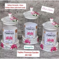 Toples Kaca Fiorenza Set 3 Pcs / Toples Christy