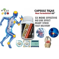 Kapsul TIgas Penawar Sakit Sendi Lutut Pinggang Gaot Original 60 Kapsul