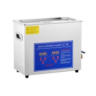 MH-060S 15L容量超音波清洗機(6個振頭) | 40kHz超音波清洗 | SUS304不銹鋼內槽 | 加熱與定時功能 | 工業級多用途清洗