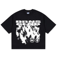 Boxy T-Shirt | Society | Black Black Black | Brainsgland