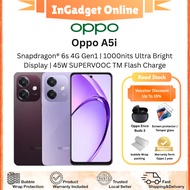 OPPO A5i 4G | Snapdragon® 6s 4G Gen1 | 45W SUPERVOOC Military-Grade Shock Resistance | Original Set