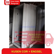JUAL KUSEN PINTU DI MALANG - JUAL KUSEN PINTU COR UKURAN 60, 70, 75, 80, 90, 100, 110, 120 PLUS ENGS
