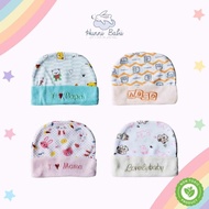 [Hunni Babii] Newborn Baby Hat , Topi Bayi 1pcs Cotton TC (HA1)