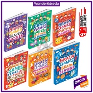 Ultimate Brain Games Crossword Puzzle Book Brain Teasers Travel Puzzles Word Games Times Table Twist