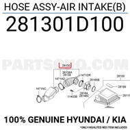 28130-1D100 HOSE ASSY AIR INTAKE KIA RONDO 109% NEW GENUINE PARTS MADE IN KOREA