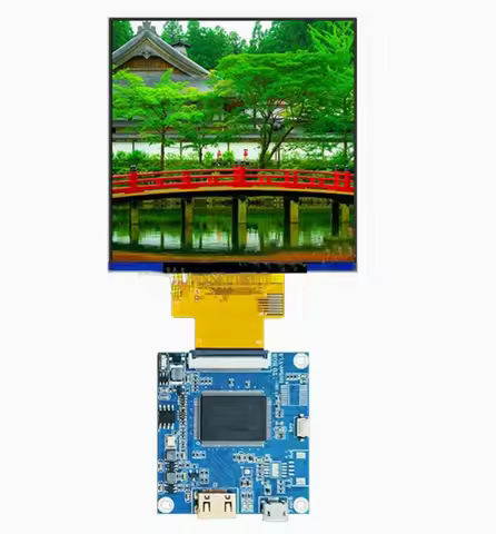 maithoga IPS 3.95 inch 40P TFT LCD Capacitive Screen ST7701S IC GT911 SPI+RGB Interface 480*480 HDMI