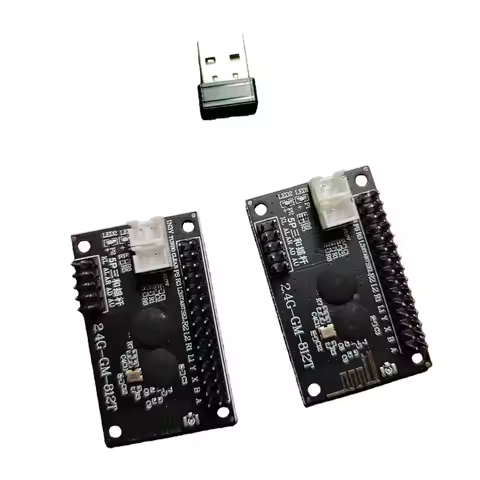 A99E-2.4G Wireless 2 Players For Arcade USB Arcade Zero Delay Joystick Encoder PCB Board For Diy Arc