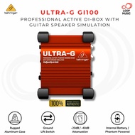 Behringer GI100 ULTRA-G Professional Active Guitar DI Box with 4x12" Cabinet Simulation & Phantom Po