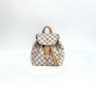 LV包包白色棋盤格SPERONE BB後背包N44026