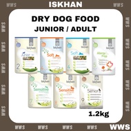 Iskhan Dry Dog Food # Grain Free # Junior / Soft Salmon & Chicken / Allergy Free / Sensitive # 1.2kg