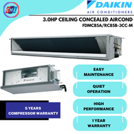 DAIKIN CEILING CONCEALED AIR COND FDMC85A/RC85B (3.0HP) [READY STOCK]-DAIKIN WARRANTY MALAYSIA