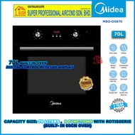 Midea Build-in Oven 70L Build-in Oven Digital Control with 8 Functions
