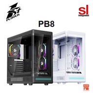 1stplayer PB8 Mid Tower ATX Gaming PC Case -Black (With 3ARGB Fans)