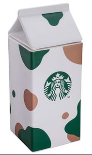 星巴克牛奶盒造型儲物罐