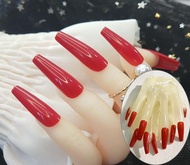 Crossdress Male To Female Oil Shiny Transparent Super Thin Latex Zentai Long Red Flat Nails Fetish S