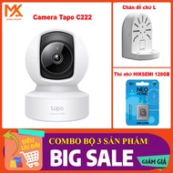 [ GENUINE TAPO] Super Economical Combo Tapo C222 4M WiFi Camera + L Stand + Hiksemi Memory Card (64G