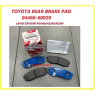 TOYOTA REAR BRAKE PAD  04466-60020  LAND CRUISER HDJ80/HZJ80/FZJ80