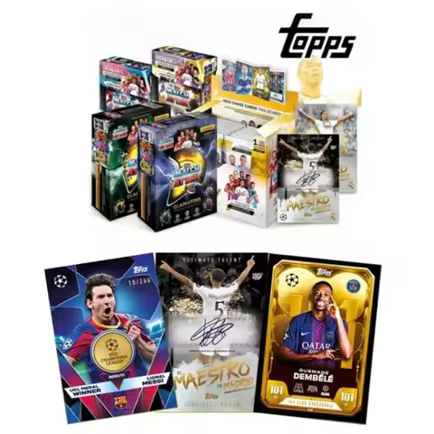 Topps 2025-26 Match Attax UEFA Euro & Champions League Football Cards Manchester City Real Madrid Ba