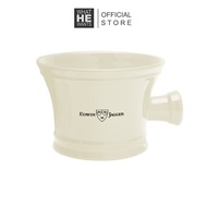 Edwin Jagger Porcelain Ivory Shaving Bowl With Handle