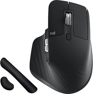 Logitech 910-006556 MX Master 3S Performance Wireless Mouse Black Bundle with Deco Essentials Keyboa
