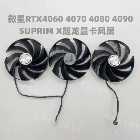 Cooling Fan for MSI RTX 4060 4070 4080 4090 16G SUPRIM X Super Dragon Graphics Card