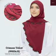 Aurora Chiffon Series – Instant Bawal Scarf, Soft Scuba Awning, Size 50, Premium Fairy Tale Hijab